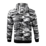 Camo Zipper Felső férfi 