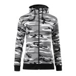 Camo Zipper Felső női 