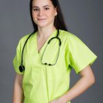 Kvarc Női Orvosi Tunika Piros 