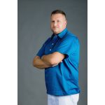 Zsadán Férfi Gombos / Patentos Kék Orvosi Ing 