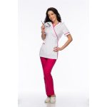 Csillám Fekete Kötős Orvosi Tunika 