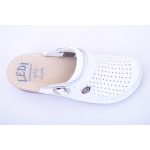 LEDI Uniszex bőr klumpa fehér, férfi méretben is 