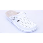 LEDI Uniszex bőr klumpa fehér, férfi méretben is 