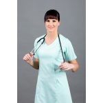 Bíbor Zöld Női Orvosi Ruha (Tunika) 