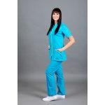 Lelle Cipzáras Fehér Orvosi Tunika 