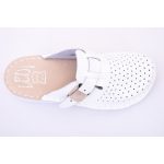 LEDI Uniszex bőr klumpa fehér, munkavédelmi 