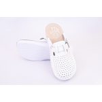 LEDI Uniszex bőr klumpa fehér, munkavédelmi 