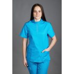 Menta Női Rövid Orvosi Tunika (Piros) 