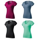 Fit V-neck Női Póló 13 féle színben 
