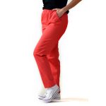 Sarolt Fehér Gumis Női Nadrág 