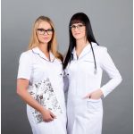 Ezüst Női Orvosi Köpeny 